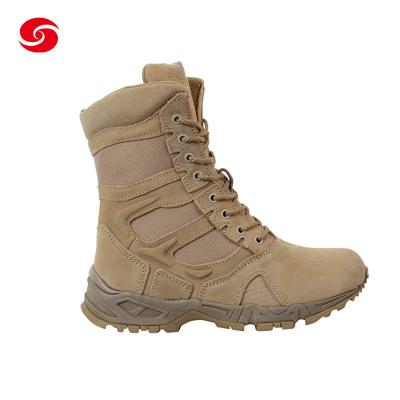 China O deserto Tan Side Zip Military Combat calça botas de formação do tornozelo à venda