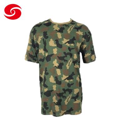 中国 アフリカ 軍用カモフラージュTシャツ ナイジェリア軍 販売のため