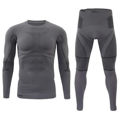 China La ropa interior termal para hombre inconsútil fija cómodo suave del poliéster el 10% Spandex del 90% en venta