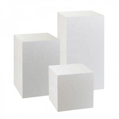 China custom acrylic gift pedestal stand/white acrylic pedestal pedestal display/acrylic pedestals for wholesale for sale