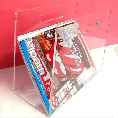 China Surgeries& offices & modern clear bookcase plexiglass magazine rack / plastic magazine rack for sale