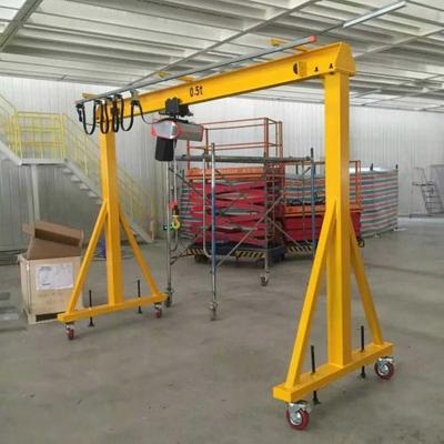 China Gantry Crane Electric Portable Mobile Adjustable Gantry Crane for sale