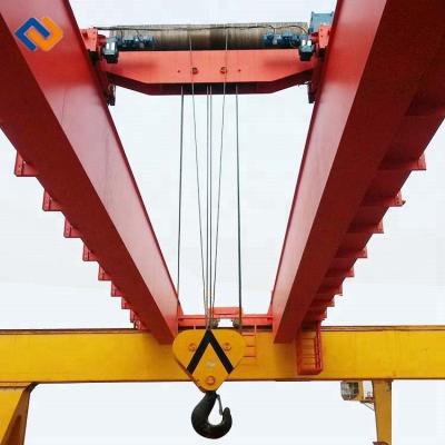 China HOT bridge crane foundry casting steel factory used high capacity double girder overhead crane for sale for sale