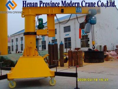 China Mobile Jib Crane Swing Arm Crane Jib Crane Crane&Free Holding JIB Mobile CRANE for sale