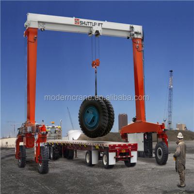 China Gantry Crane CE GOST ISO Certificate China Rubber Tire Container Gantry Cranes / RTG Crane for sale