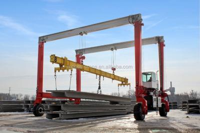 China Rubber Tired Gantry Crane 300ton Gantry Crane Rotating 90 Degree for sale