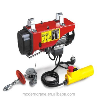 China Electric Crane 220v PA200 Mini Electric Hoist 100kg Wire Rope Sling Price For Sale for sale