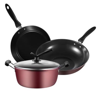 China Eco - Friendly Pan Cookware Sets Cooking Pot Set Non Stick Cookware Set for sale