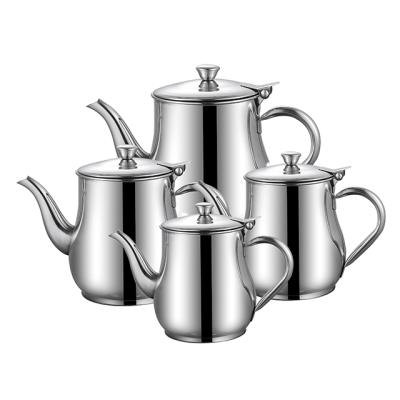 China Sustainable 201 Stainless Steel Tea Kettle Tea Kettle Whistling Teapot For Home And Outdoor for sale