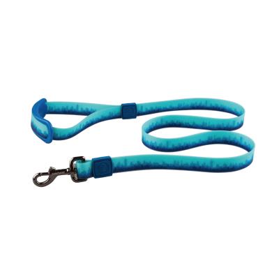 China Wholesale Padded Durable Waterproof PVC Dog Leash With Comfortable Rubber Handle Outdoor Dog Leads for sale