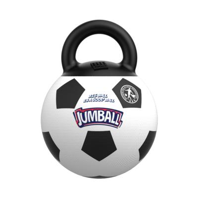 China GiGwi Viable Original Design Grip Tab Dog Toy Ball Football Outdoor Interactive Dog Soccer Ball For Medium Large Dogs for sale