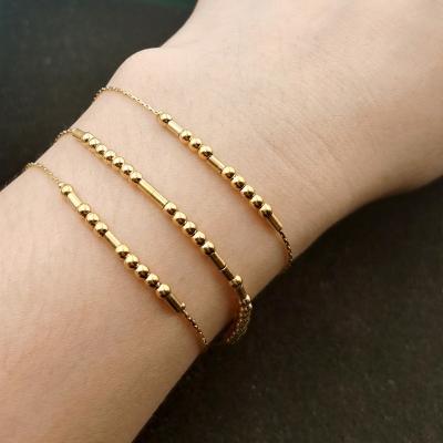 China TRENDY Custom Jewelry Couples Bracelets Lovers Morse Code Inspired Gift For Women Girlfriends for sale