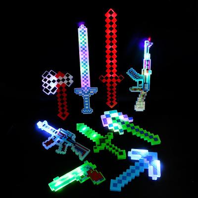 China Cyber ​​Light Hot Sale World Oriented Party LED Light Up Toy Sound Light Saber Party Games LED Pixel Sword for sale