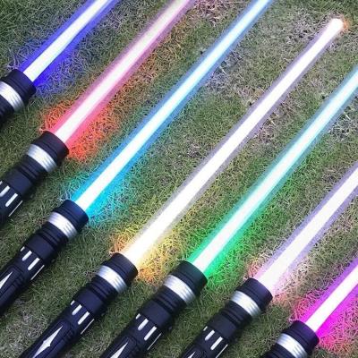 China Party Toys Flashing LED Sword Lights Sound Laser Sword Themed Party Toy 68cm 7 Colors Lightsaber for sale