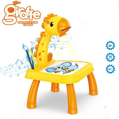 China Magic Doodle Kids Projector LED Drawing Table Board with Pen Water Painting Learning Educational Toys for sale