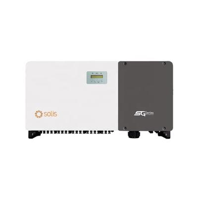 China Solis EU Standard Solar Inverter 50KW 60KW Three Phase On Grid Solar System With Full Certifications For Commercial Rooftop 1065*567*344.5mm for sale