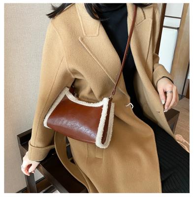 China New retro small Fashoion lady's cheap simple fashionable shoulder handbag Bolsa bolso de mano night trade PU handbag hand tote bag for sale