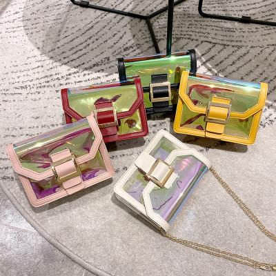 China Fashoion Women Summer Beach Laser PVC Purse Bolsa bolso de mano Retro Tote Bags Fashion Luxury Waterproof Vintage Women Lady Bags for sale