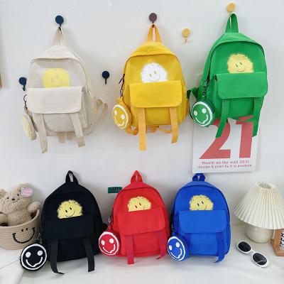 China Wholesale Custom Multifunctional Kindergarten Kindergarten Girls Kids Backpack Satchel School Bag Vintage Backpack With Round Coin Purse Bag for sale