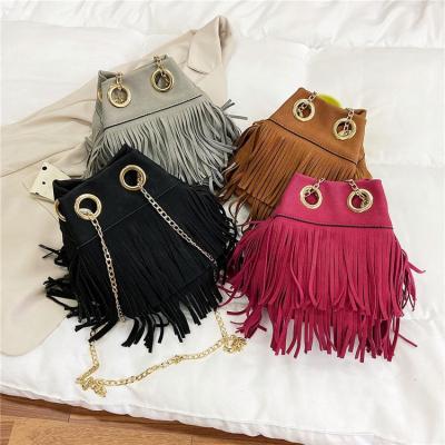 China Bolsa bolso de mano de muyer de muyer modern cute fashion cross mini - body purses small tassel handbag fashion bags for women brand luxury for sale