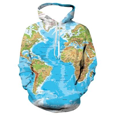 China Anti-wrinkle moletons sudaderas long sleeves card printed funny 3D pullover plus size unisex men's crewneck sweatshirt oversized hoodies for sale