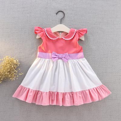 China Dress 2021 Little Kids Girls Dress 7Years Cartoon Princess Dress Children's Birthday Dress Summer Baby Skirt Washable for sale