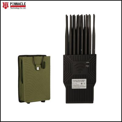 China GPS GSM Bluetooth Handheld Signal Jammer WiFi 2.4G 5.8g Mobile Phone Jamming Device for sale