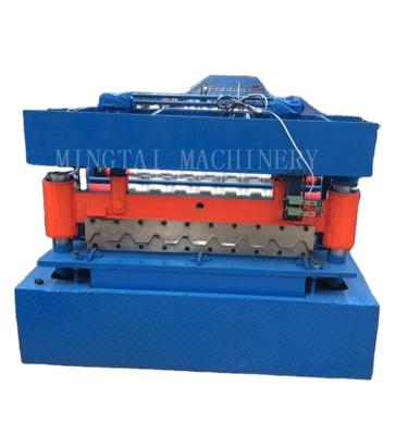 China Building Material Shops Metal Sheet Sheeting Glazed Steel Tile Profile Roll Forming Machine for sale