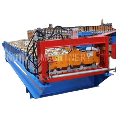 China Building Material Stores Roof Profile Roll Making Machine / Color Metal Roof And Wall Panel Forming Machine for sale