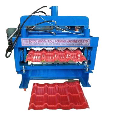 China Building Material Stores Double Glazed Sheeting Sheet Roll Forming Machine for sale