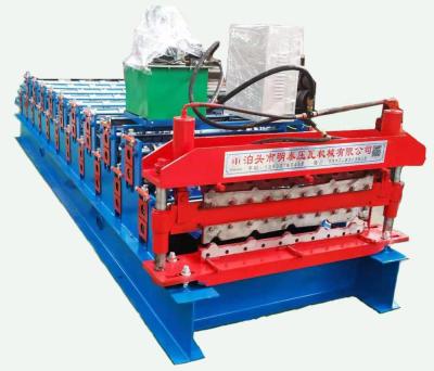 China Building Material Shops Double Layer Roofing Tile Roll Forming Machine Metal Roofing Roll Forming for sale