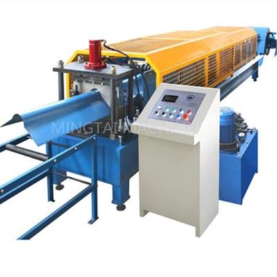 China Building Material Shops Hot Sale Color Steel Ridge Cap Steel Roll Forming Machine for sale