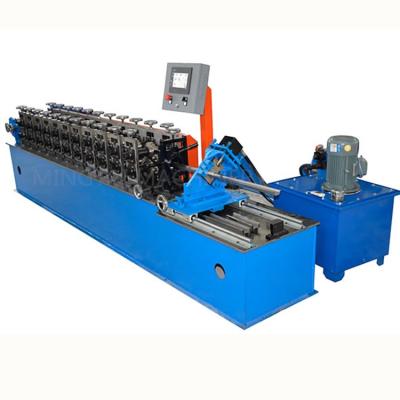 China Building Material Shops CNC Galvanized Steel Sheet Angle Purlin Roll Forming Machine for sale