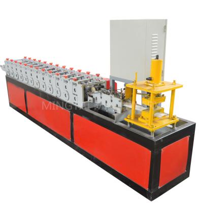 China Building Material Shops MingTai Galvanized Steel Roller Shutter Door Slat Roll Forming Machine for sale