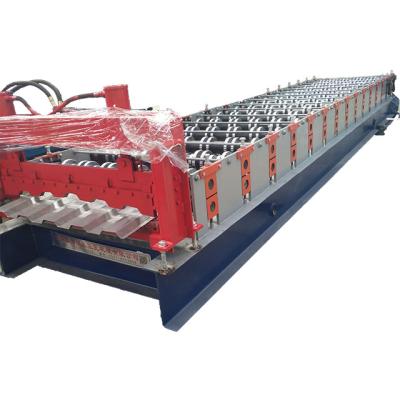 China Building Material Stores MingTai Floor Decking Roof Sheet Forming Machine for sale