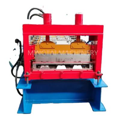 China Building Material Shops Galvanized Steel Floor Deck Roll Forming Machine for sale