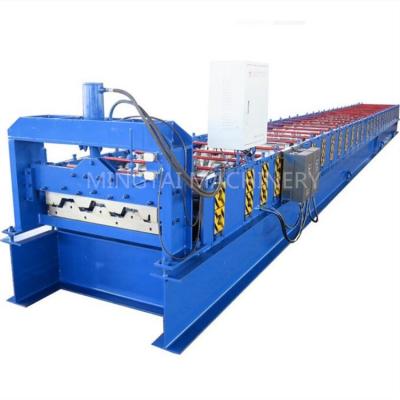 China Building Material Shops Metal Steel Structure Automatic Floor Deck Roll Forming Machine for sale