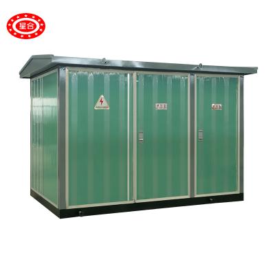 China Industrial Outdoor Contract Use YB Series 10kv 400V 250kva Power Supplies Power Box Transformer Electric Substation Model for sale