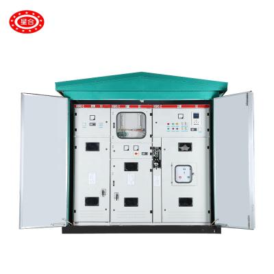 China Industrial Power Supplies 630kva 800Kva 15/0.4Kv Complete Compact Distribution Transformer Box Shaped Substation for sale