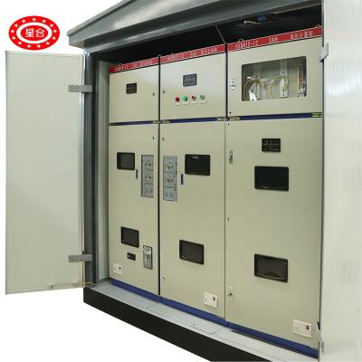 China 33Kv/0.4Kv 100kva 1250Kva Industrial European Style Compact Transformer Combination 15Kv Combo Box Substation for sale