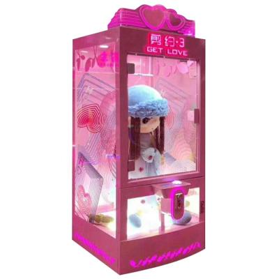 China Mall Game Power Customized Date Commercial Pink Scissors Vending Professional Game Machine for sale