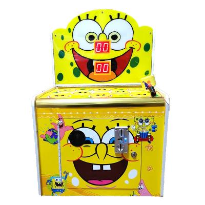 China Coin Operated Shopping Mall Sponge Baby Electronic Whac-A-Mole Hammer Kick Game Machine For Kids for sale