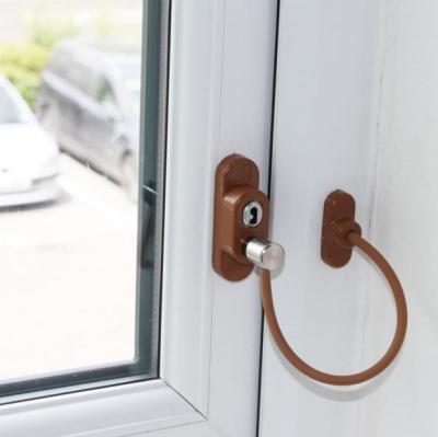 China Durable European Poland PVC Casement Window Handle Lock With Key Window Handle for sale