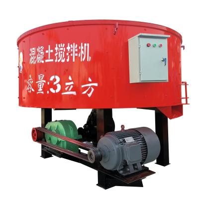 China Ready Constrction Brick Construction Production Line Concrete Cement Pan Mixer Spiral Circulation Flat Mouth Mixer for sale