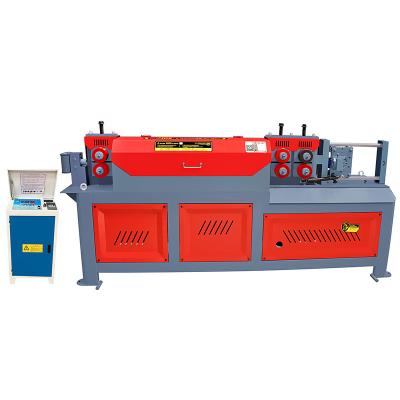 China Building Material Shops Factory Price Suppliers Automatic High Speed ​​Wire Rod Straightening And Cutting Machine Steel Bar Straightener And Cutter for sale