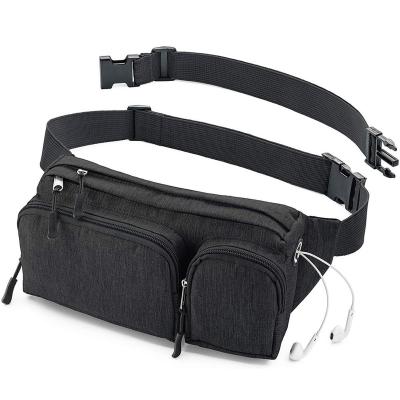 China Custom wholesale fashion multi-purpose casual anti-theft ladies&Men outside adjustable strap pussy nylon package waist bag for sale