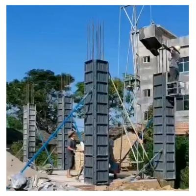 China Easily Assembled Heavy Duty Modular Aluminum Model Adjustable Column Formwork 3D Graphic Design For Modern Concrete Slab Exterior for sale