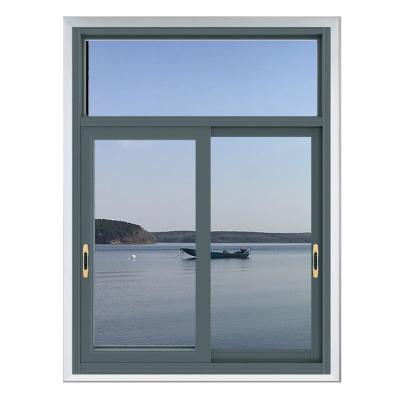 China Swing Factory Direct Supply Customized Color Sliding Glass Window For Office for sale