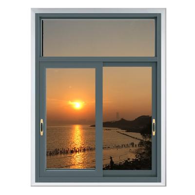 China Sliding Manufacturers Supply Wholesale Modern Style Tempered Glass Sliding Window for sale