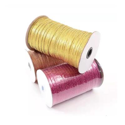 China Factory direct webbing elastic 200 yards 1/8 3mm elastic bands colored flat elastic band for sale